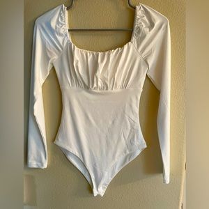 White Princess Polly bodysuit size 0